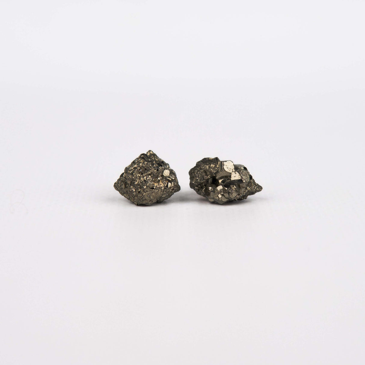 Серьги с пиритом с позолотой onesize Py-20