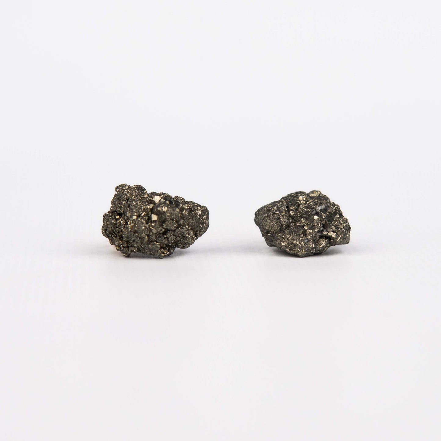 Серьги с пиритом с позолотой onesize Py-19