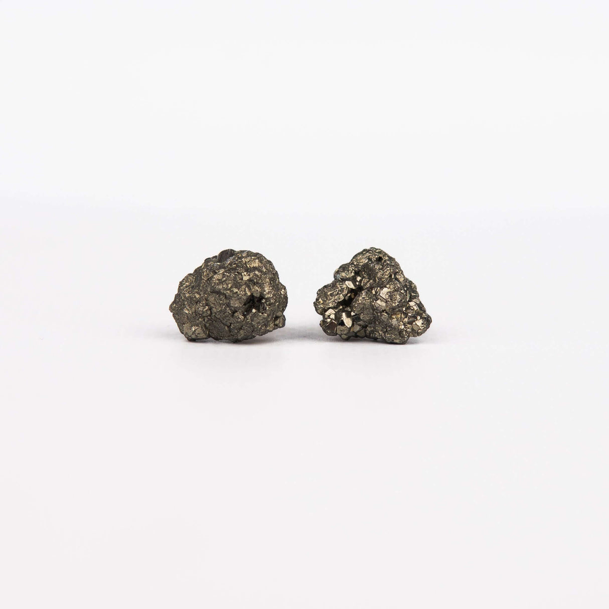 Серьги с пиритом с позолотой onesize Py-6