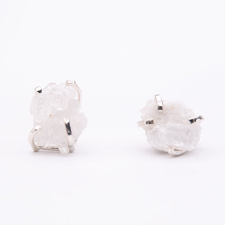 Сережки з кришталем з посрібленням onesize Sh-16