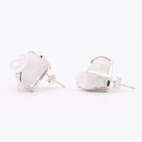Сережки з кришталем з посрібленням onesize Sh-16