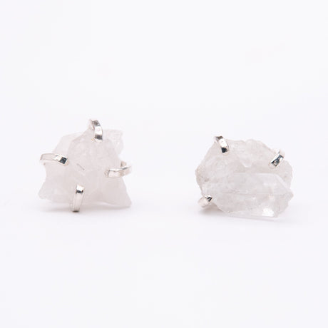 Сережки з кришталем з посрібленням onesize Sh-18