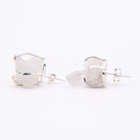 Сережки з кришталем з посрібленням onesize Sh-18