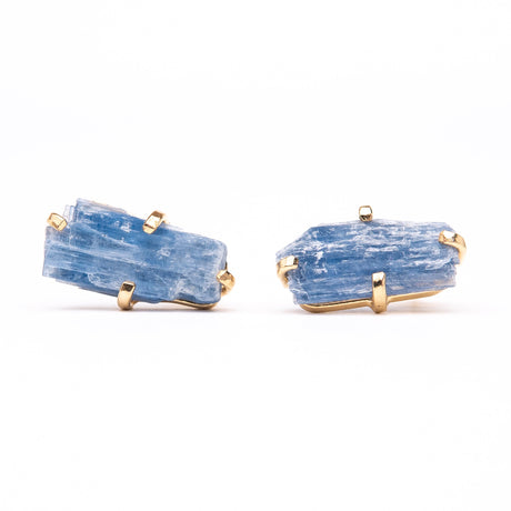 Сережки з Кіанітом з позолотою onesize K-3