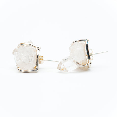 Сережки з кришталем з посрібленням onesize Sh-20