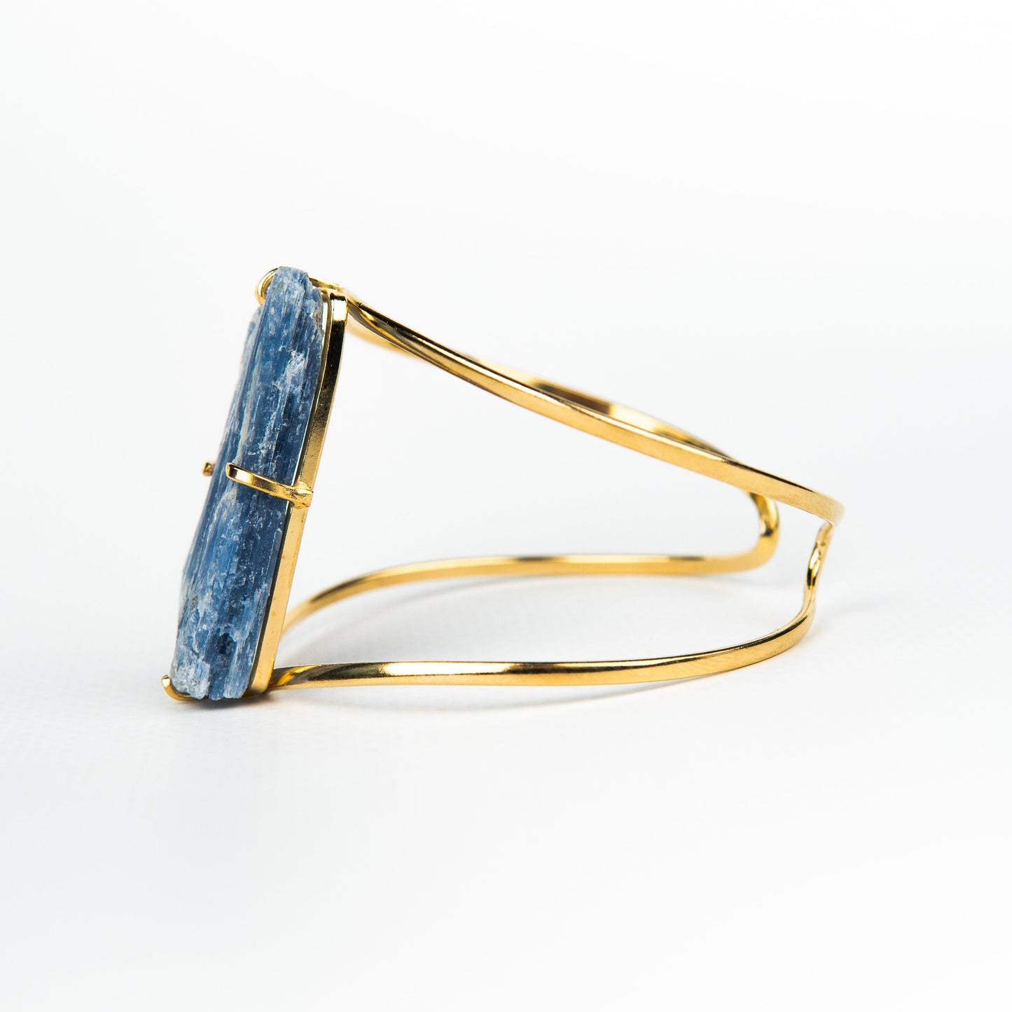 Браслет з Кіаніта з позолотою onesize K-5