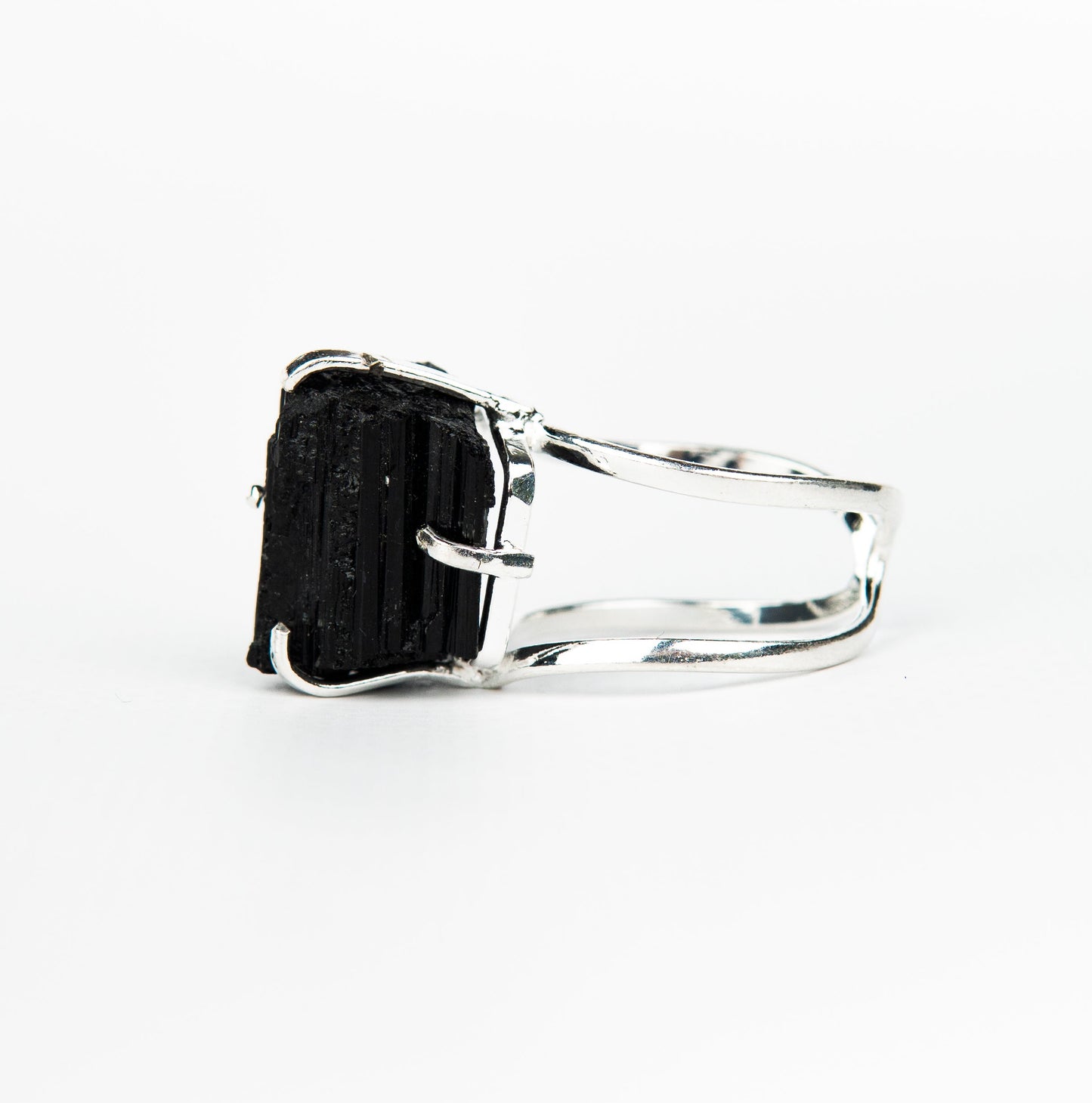 Каблучка з турмаліна з посрібленням onesize Tu-138