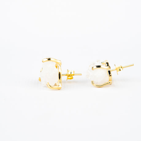 Сережки з кришталем з позолотою onesize Sh-11
