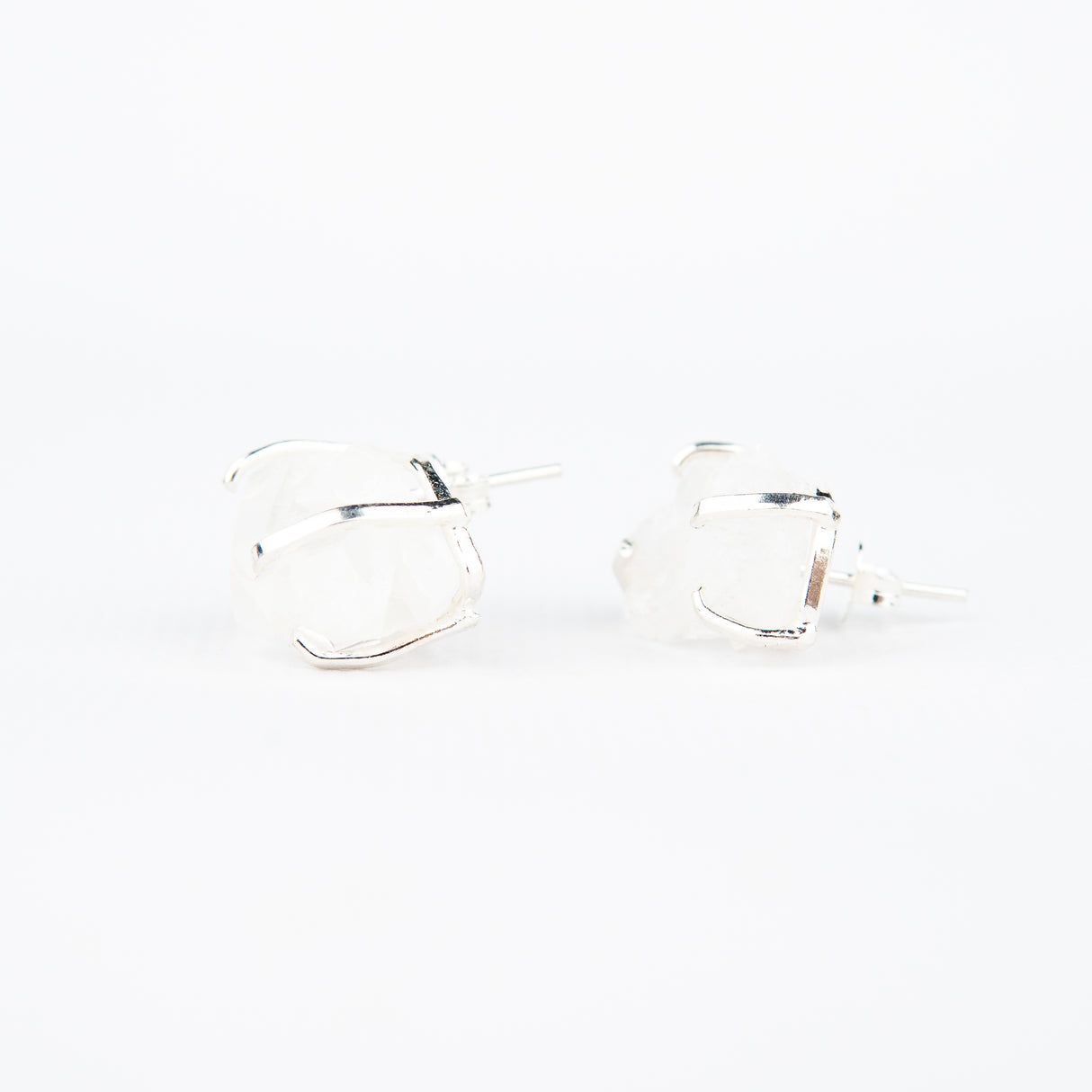 Сережки з кришталем з посрібленням onesize Sh-14