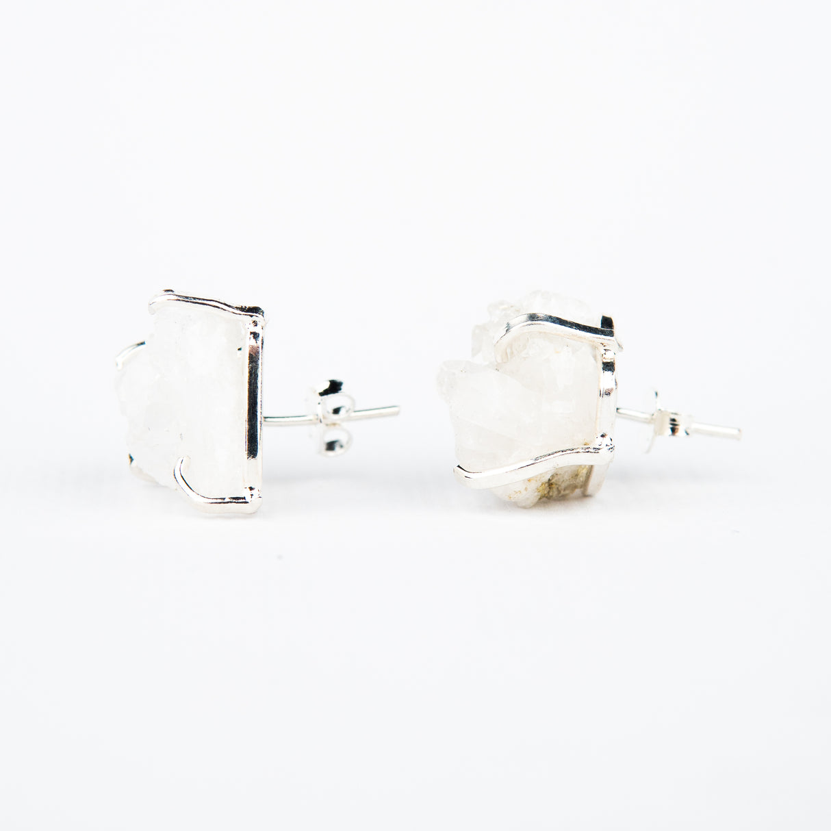 Сережки з кришталем з посрібленням onesize Sh-15