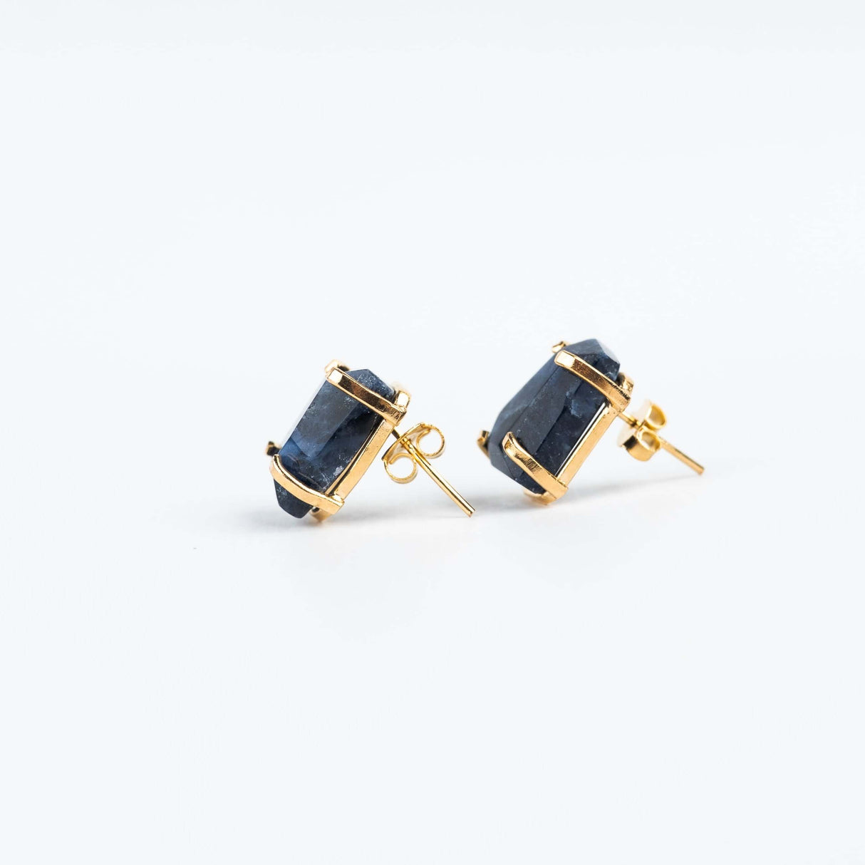 Серьги с содалитом с позолотой onesize So-1