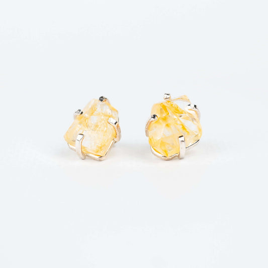 Серьги с рутилом с посеребрением onesize Rq-3