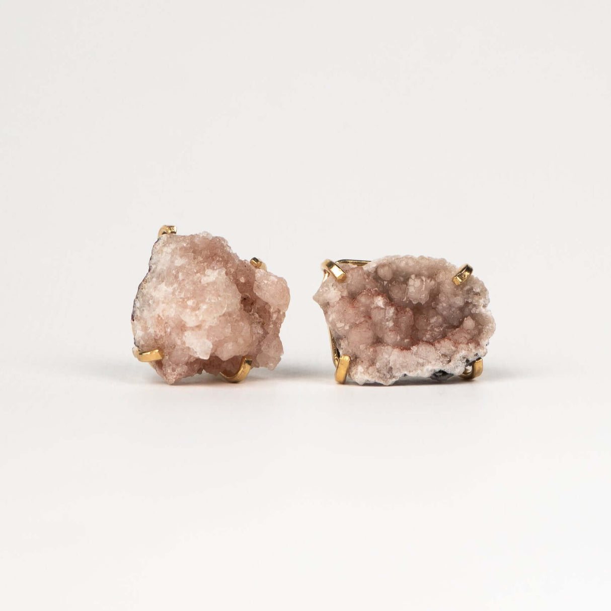 Сережки з Рожевим аметистом з позолотою onesize Pa-101