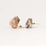 Сережки з Рожевим аметистом з позолотою onesize Pa-101