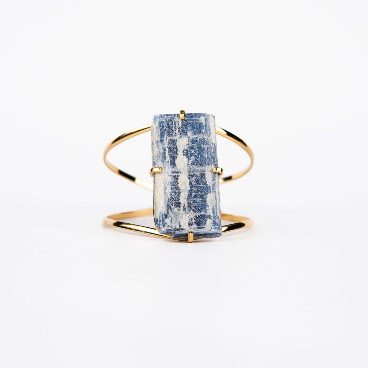 Браслет с кианитом с позолотой onesize Ki-110