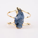 Браслет з Блакитним кришталем з позолотою onesize-1