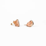 Серьги с розовым аметистом с посеребрением onesize Pa-110