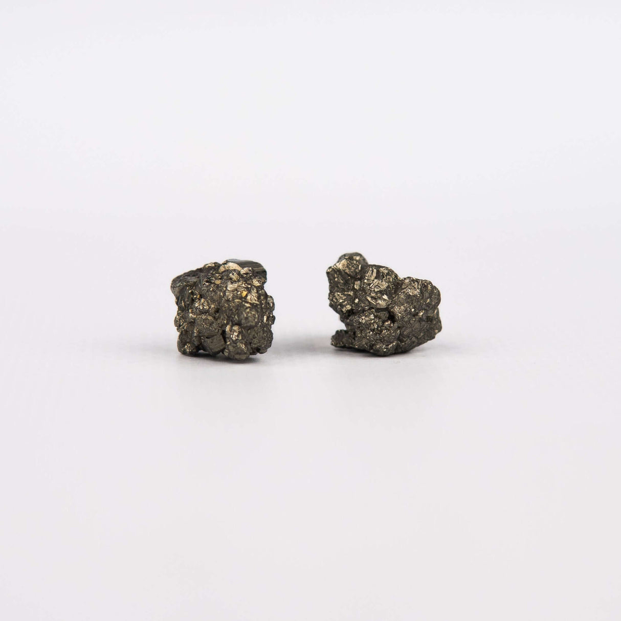 Серьги с пиритом с позолотой onesize Py-22
