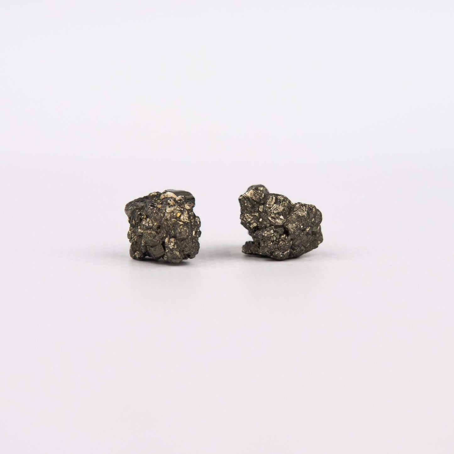 Серьги с пиритом с позолотой onesize Py-22