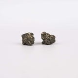 Серьги с пиритом с позолотой onesize Py-22