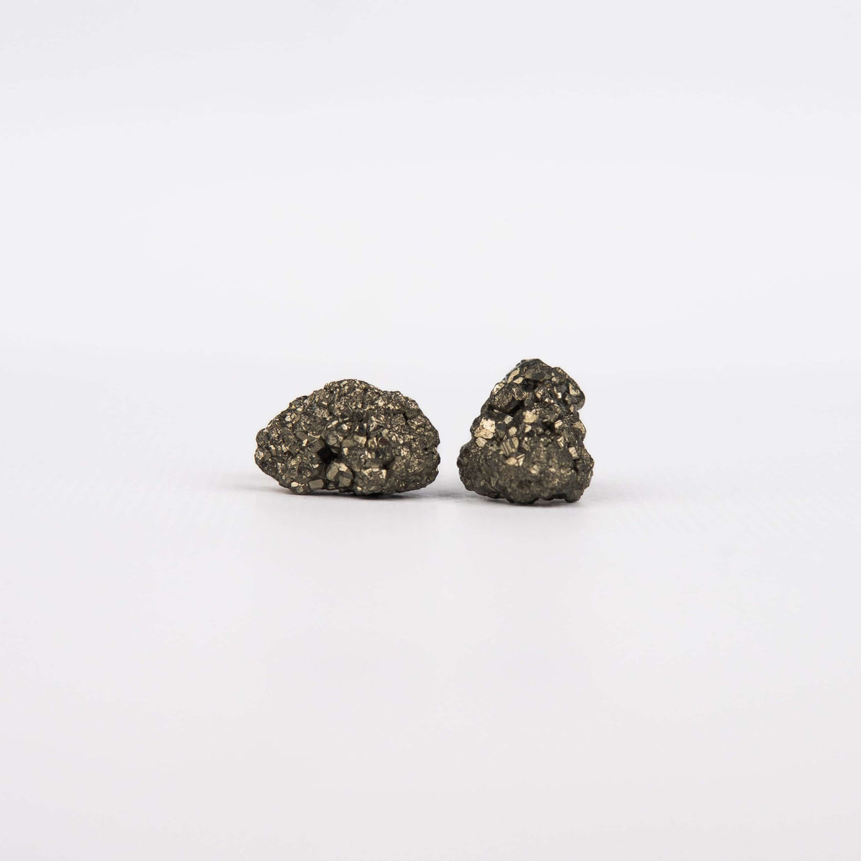 Серьги с пиритом с позолотой onesize Py-21