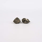 Серьги с пиритом с позолотой onesize Py-20