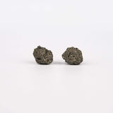 Серьги с пиритом с позолотой onesize Py-15