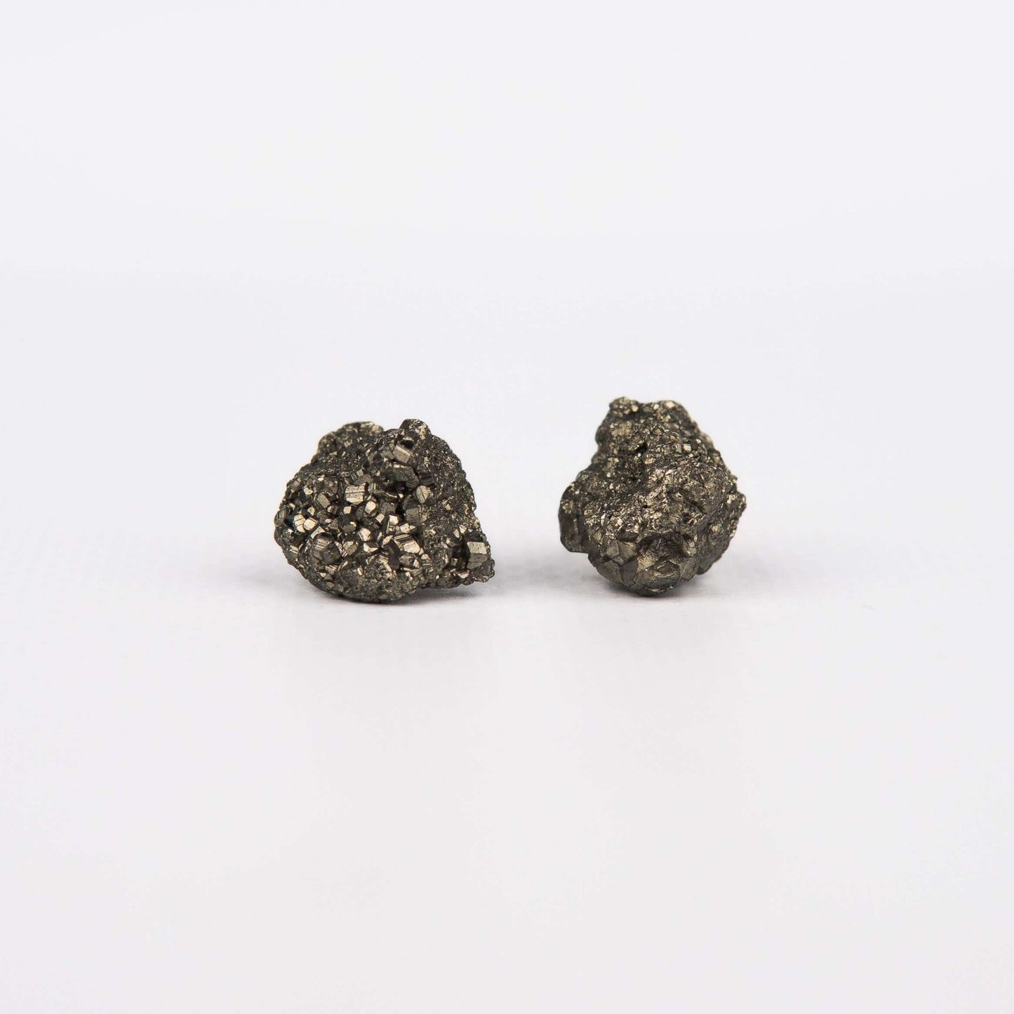 Серьги с пиритом с позолотой onesize Py-14
