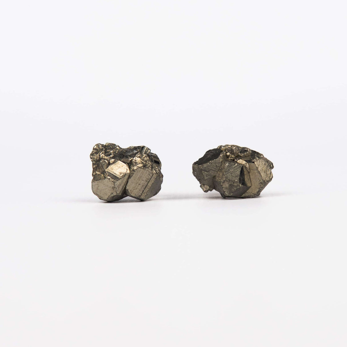 Серьги с пиритом с позолотой onesize Py-122