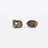 Серьги с пиритом с позолотой onesize Py-122