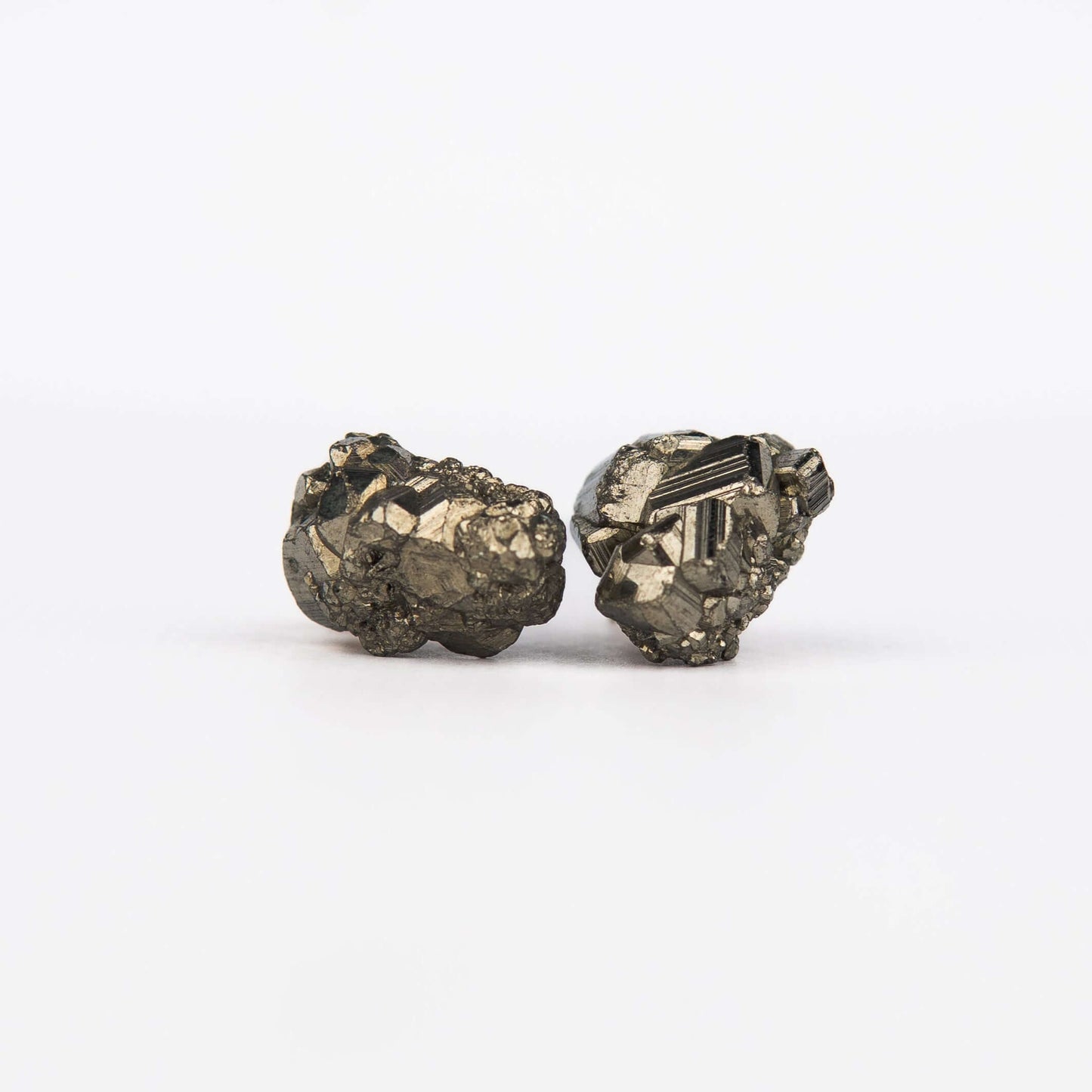 Серьги с пиритом с позолотой onesize Py-10