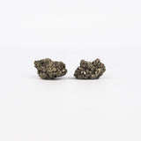 Серьги с пиритом с позолотой onesize Py-9