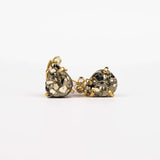 Серьги с пиритом с позолотой onesize Py-119