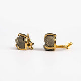 Серьги с пиритом с позолотой onesize Py-118