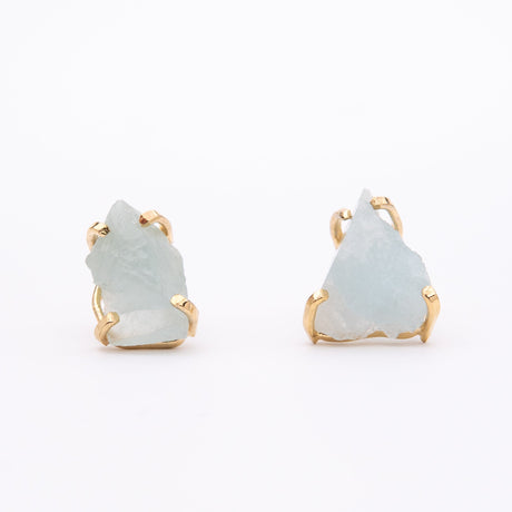 Сережки з Аквамарином з позолотою onesize Aq-27