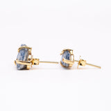 Сережки з Кіанітом з позолотою onesize K-2