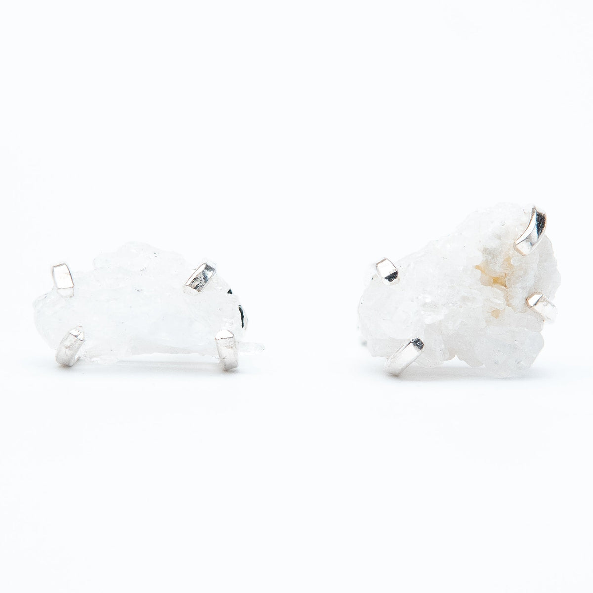 Сережки з кришталем з посрібленням onesize Sh-19