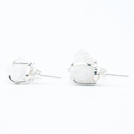Сережки з кришталем з посрібленням onesize Sh-19