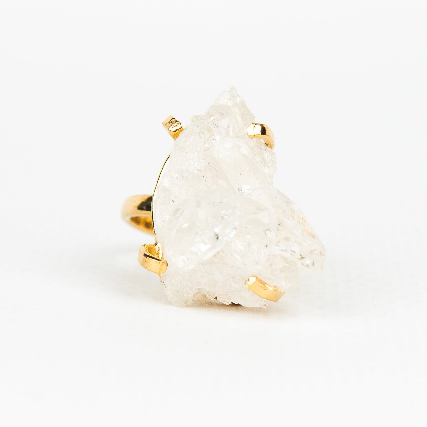 Каблучка з Кришталем з позолотою onesize Cr-8