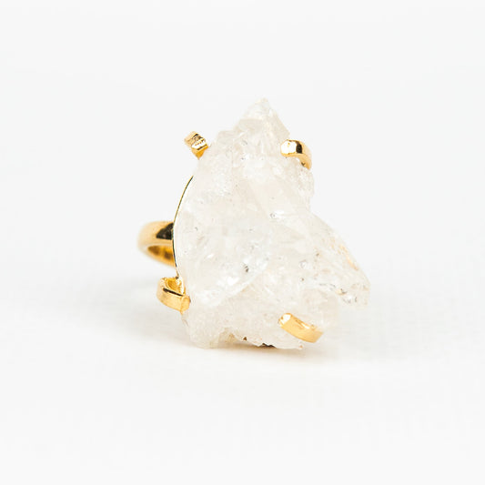 Каблучка з Кришталем з позолотою onesize Cr-8