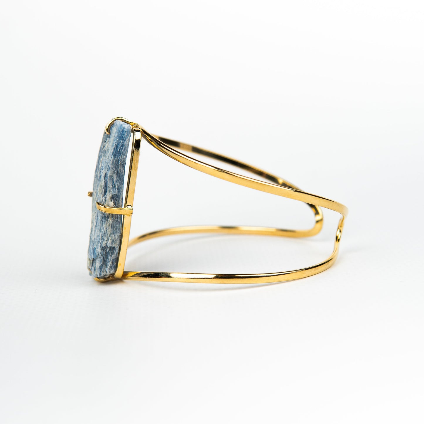 Браслет з Кіаніта з позолотою onesize K-7