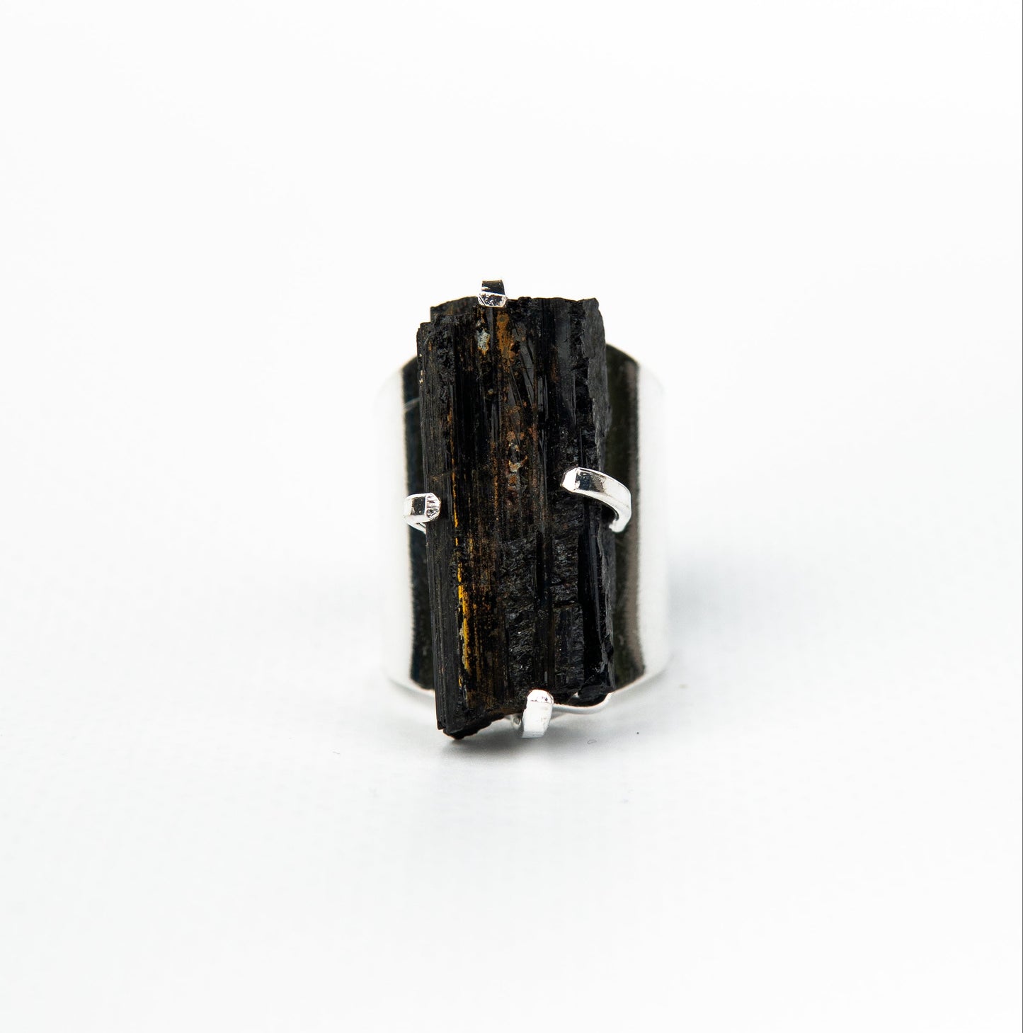 Кольцо с турмалином с позолотой onesize Tu-130