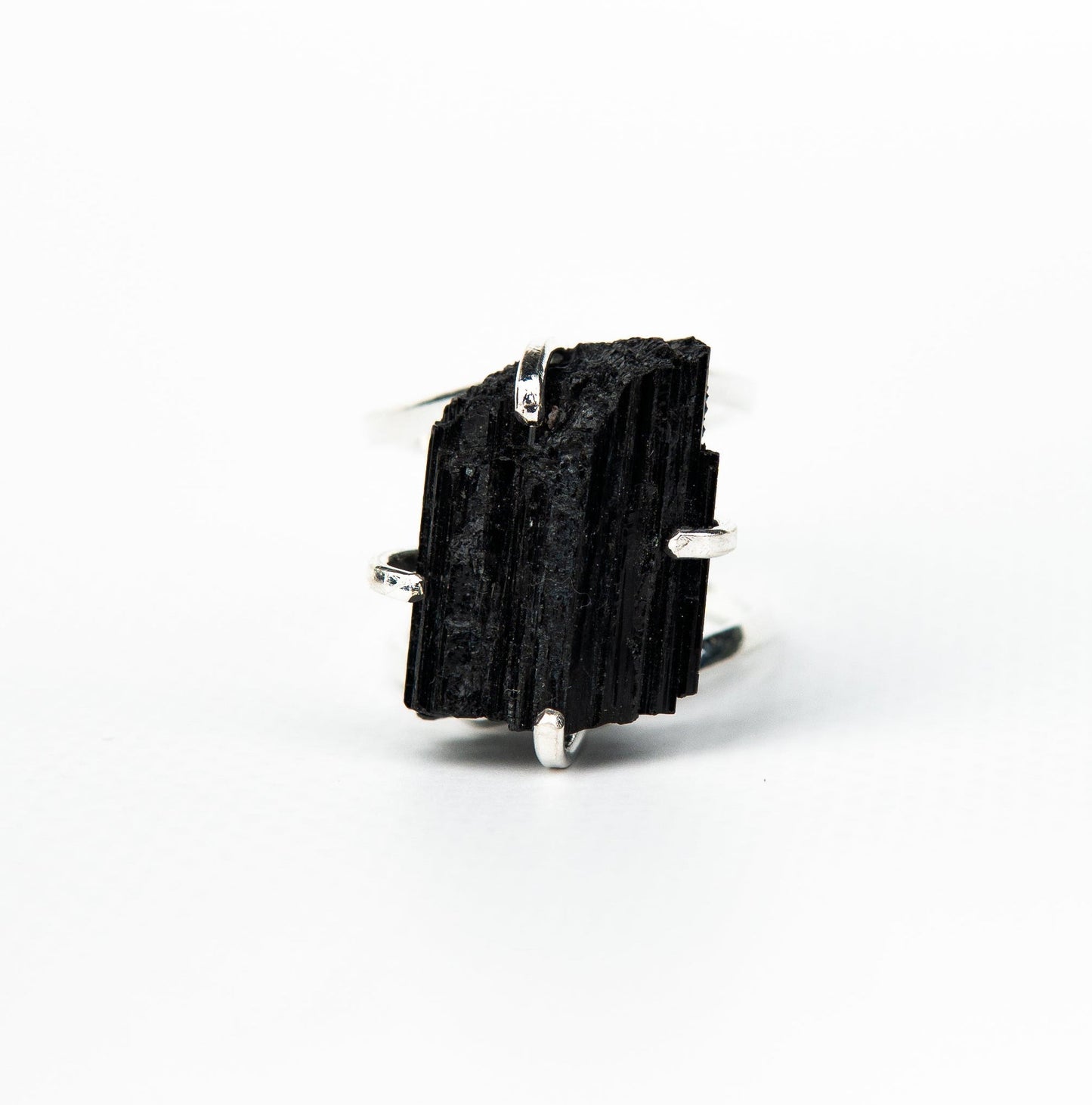 Каблучка з турмаліна з посрібленням onesize Tu-136