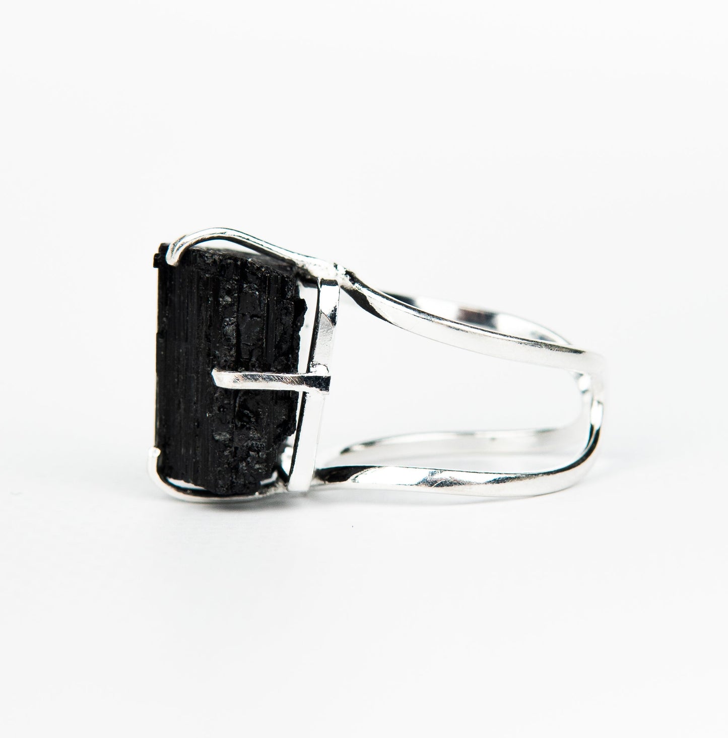 Каблучка з турмаліна з посрібленням onesize Tu-141