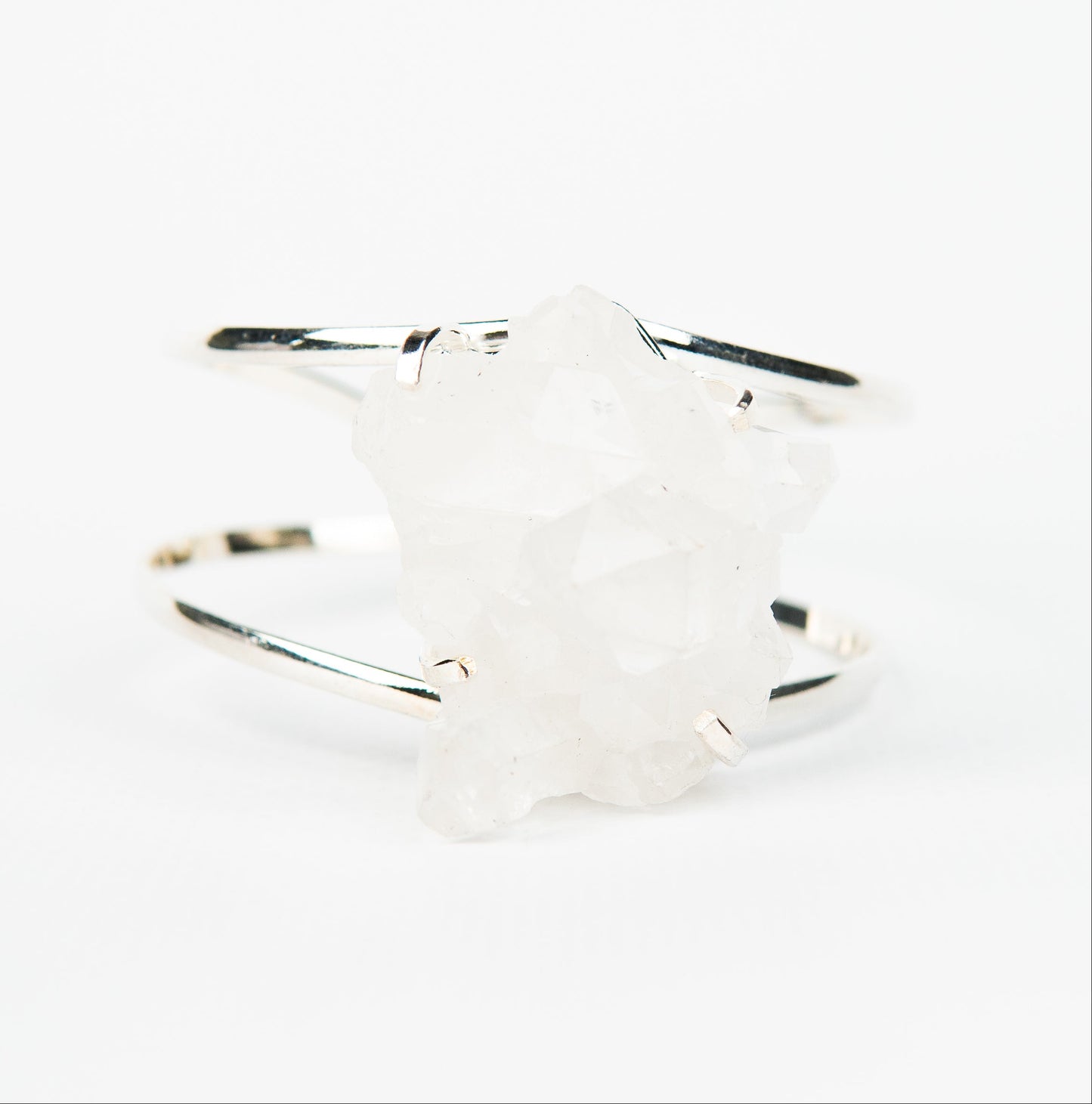 Браслет з Кришталем з посрібленням onesize Cr-143