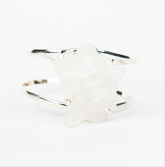 Браслет з Кришталем з посрібленням onesize Cr-143