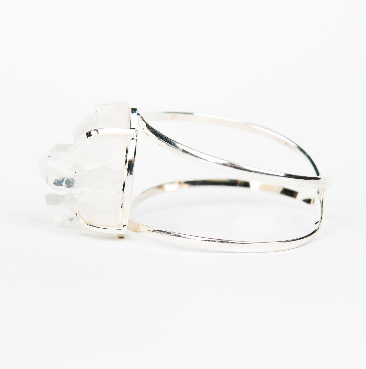 Браслет з Кришталем з посрібленням onesize Cr-143