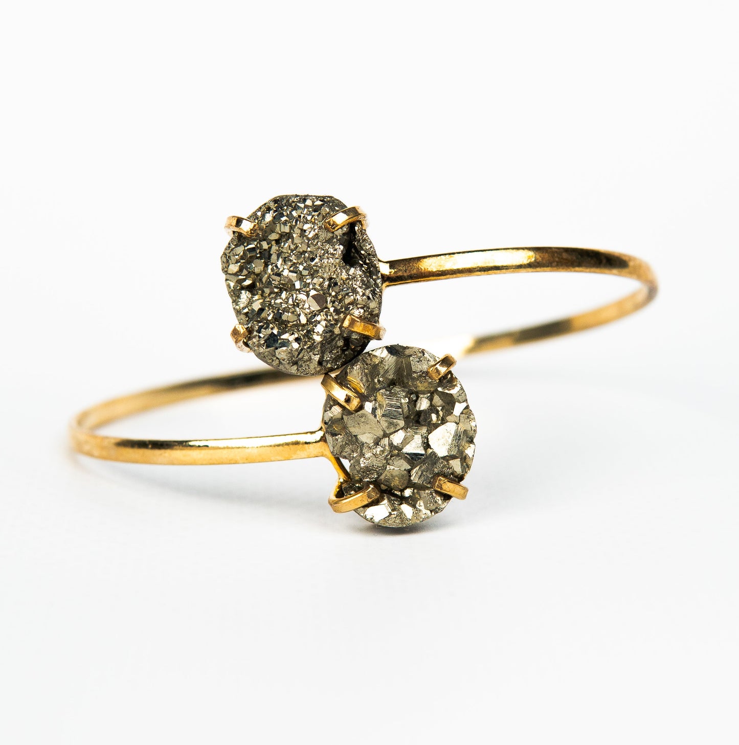 Браслет з піритом з позолотою onesize Py-211