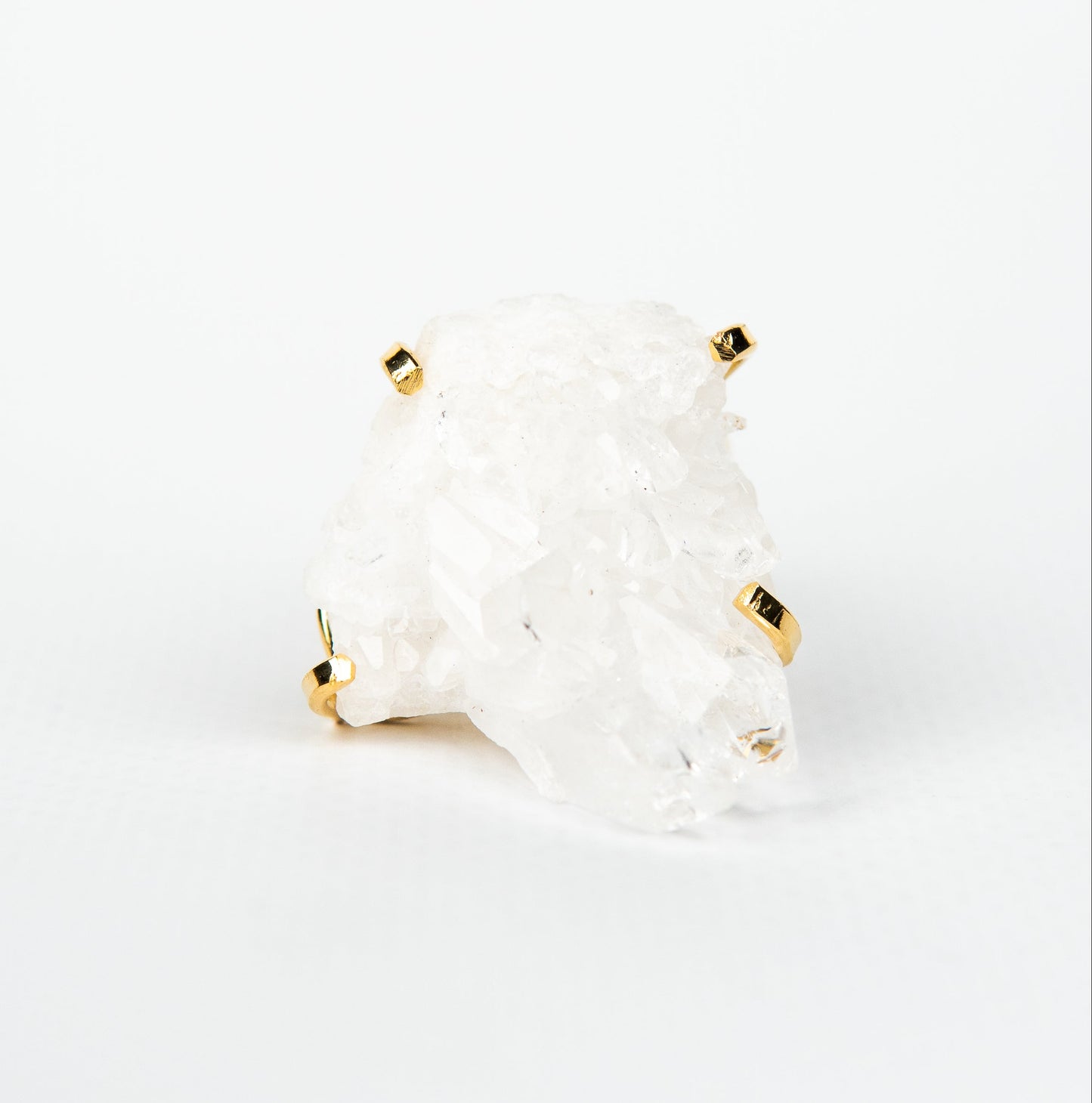 Каблучка з Кришталем з позолотою onesize Cr-16