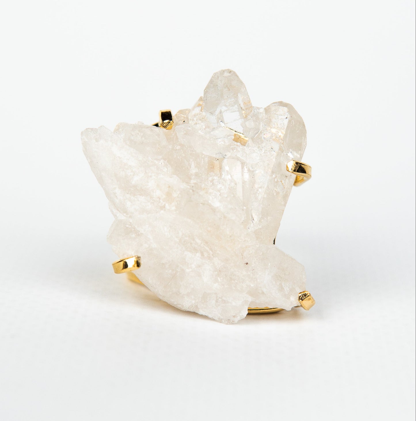 Каблучка з Кришталем з позолотою onesize Cr-18